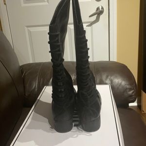 Black riding boots used no box